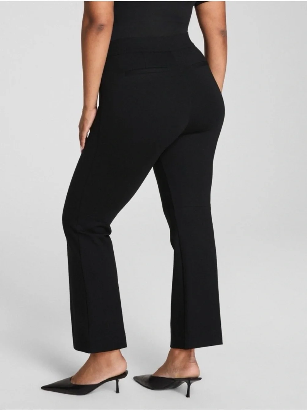 SPANX 1X SPANXsmooth Perfect Fit Ponte Kick Flare Pant 20386R pull on support